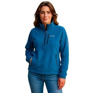 Women's Columbia Blue Fleece Jacket size Large